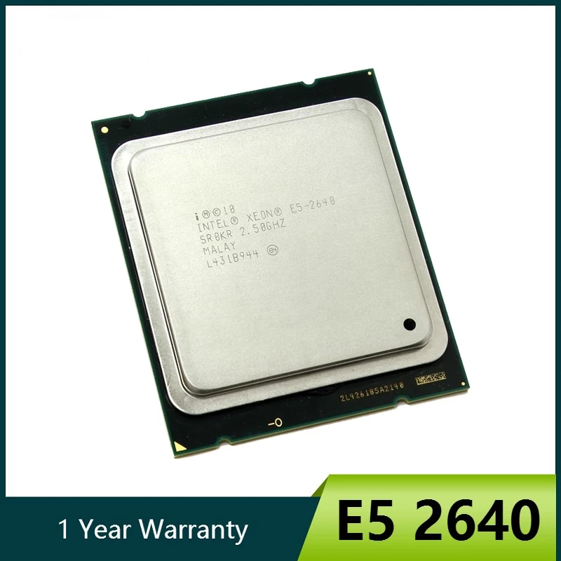 Intel Xeon E5 2640 15M Cache 2.50GHz LGA 2011 Six-Core Twelve-Thread Processore CPU cpu for sale