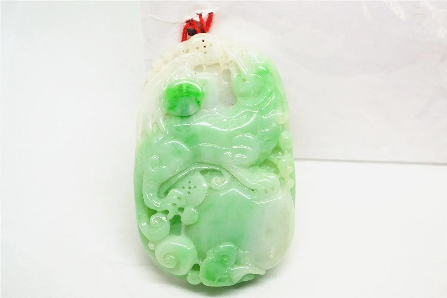 LETSFUN Fine Jewelry Myanmar Old Pit Jade кулон цепочка для свитера подарок