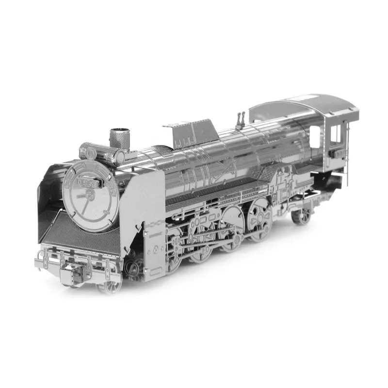 

Love Spell All-Metal Stainless Steel DIY Assembled Model 3D Nanometer Japan D51 Locomotive