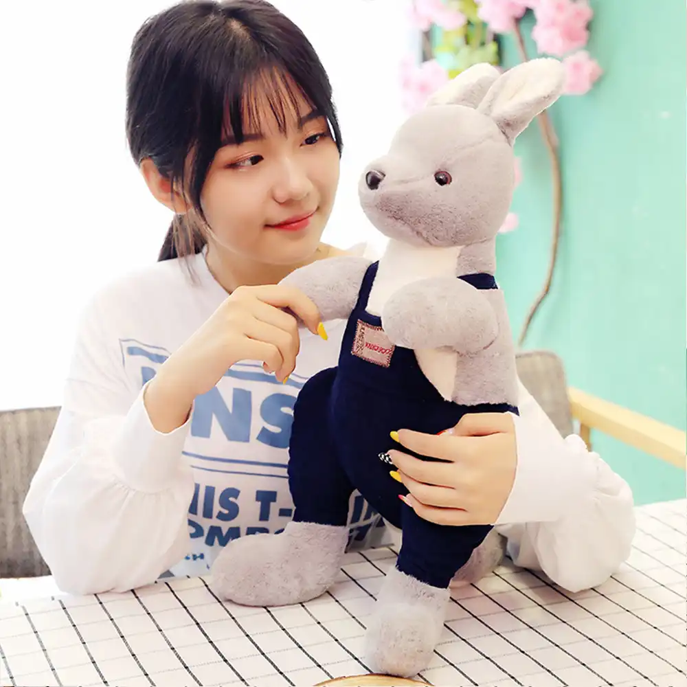 30/50 см новые милые куклы с морскими водорослями, кенгуру, мягкие плюшевые чучела плюшевые игрушки Семья украшения подарок для детей кенгуру кукла WJ204