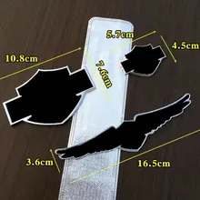 

3D Aluminum Stickers Motorcycle emblem tank compatible LOGO for Road King Street Glide Softail Dyna Sportster XL883 Street