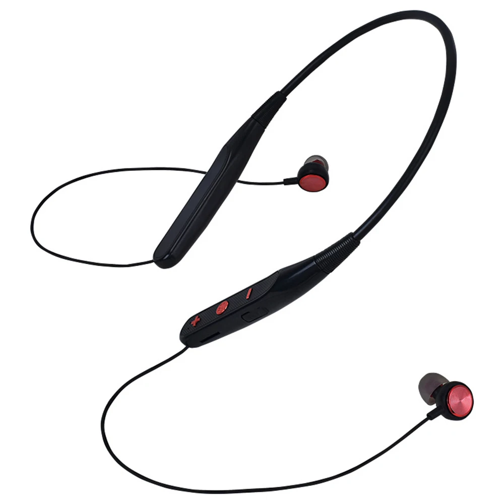Спортивные 733 Bluetooth наушники, беспроводные наушники, спортивные шейные наушники с поддержкой карт TF, наушники с микрофоном для iPhone Xiaomi