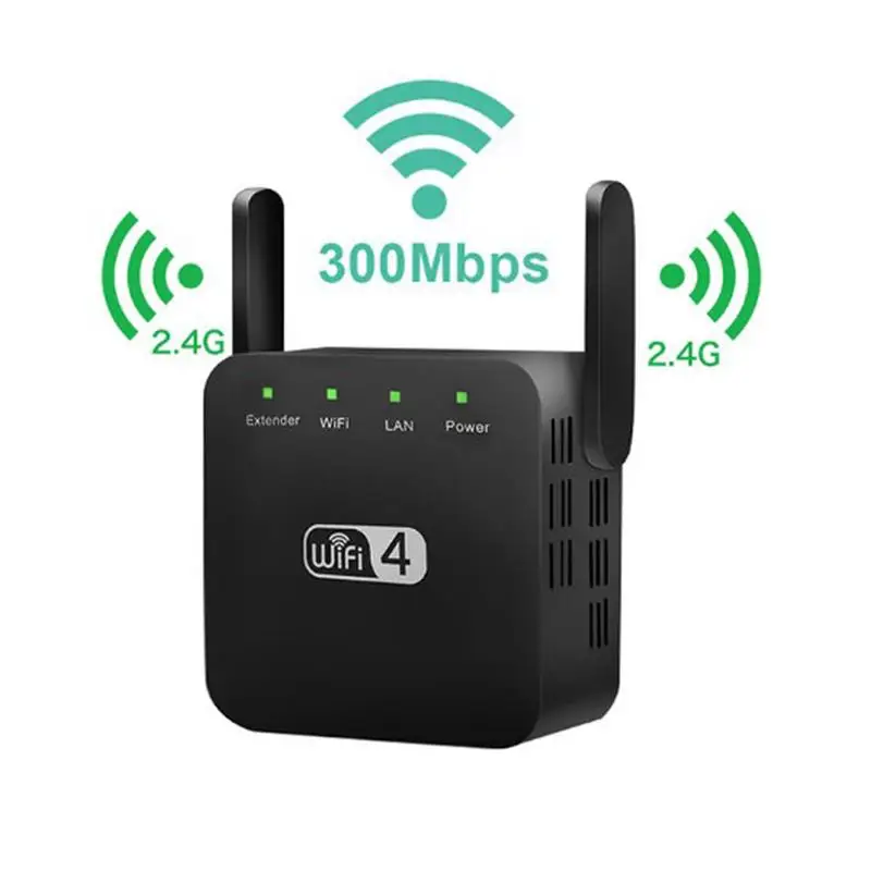 

300Mbps Wireless Wifi Repeater 2.4Ghz Wifi Range Extender Signal Amplifier Zen Booster Wi-fi Ultraboost Repeater Access Point
