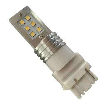 

1pc 3156 12LED 6W Universal Practical Car Turn Signal Reverse Light White Light Vehicle Bulb car rear light stop bulbs