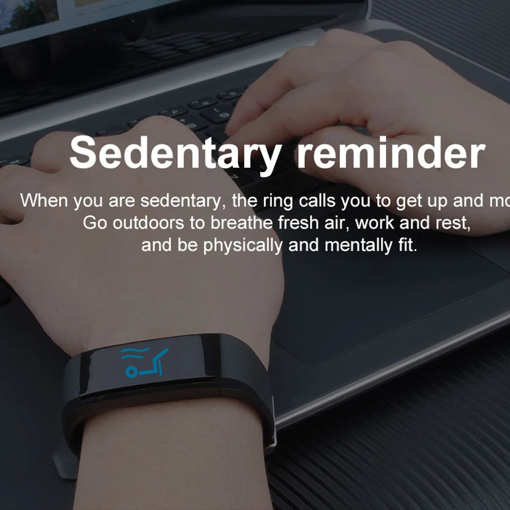 Smart Bracelet Watch Color Screen Blood Pressure Fitness Tracker Heart Rate Monitor Smart Band Sport Wristband for Android IOS