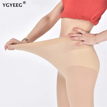 

YGYEEG Sexy Full Foot Women's Long Stockings Thin Semi Sheer Tights Pantyhose Panties Wholesales Wholesale High Elasticity New