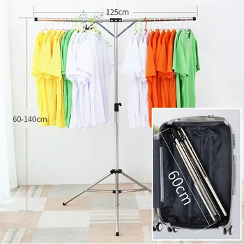 

Simple Stainless Steel Clothingorganizer Fashion Home Decor Type T Clothingdryingrack Rack Clothing Hanger Fold