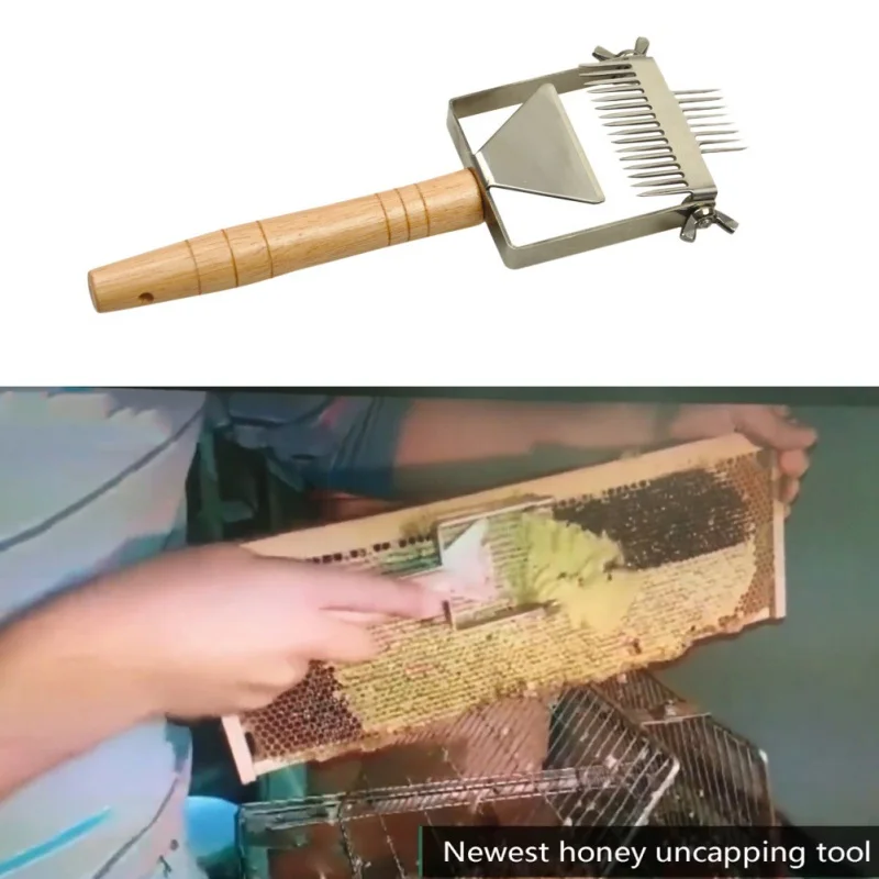 

Beekeeping Tools Adjustable Double-ended Needle Balance Uncapping Honey Fork Scraper apicultura honey beekeeping