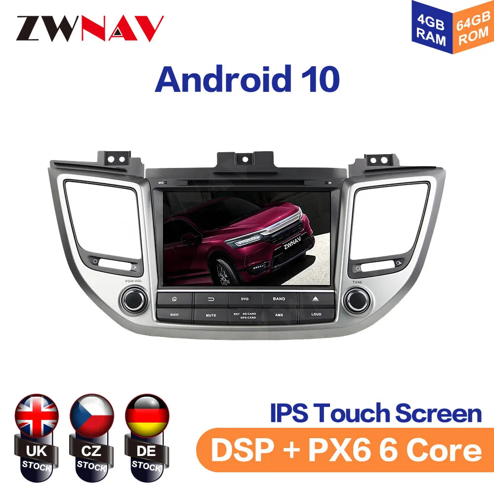 

Android10.0 Car GPS Navigation Head unit For Hyundai IX35 2014-2017 2018 2019 Car Multimedia Player Radio Audio Headunit