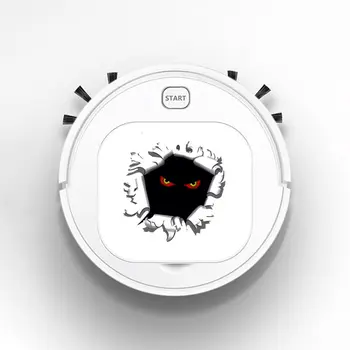 

Smart Robot Vacuum Cleaner Rechargeable USB Auto Sweeping Mop Clean Robot Sweeping Cleaner Eyes in the bullet hole colorful