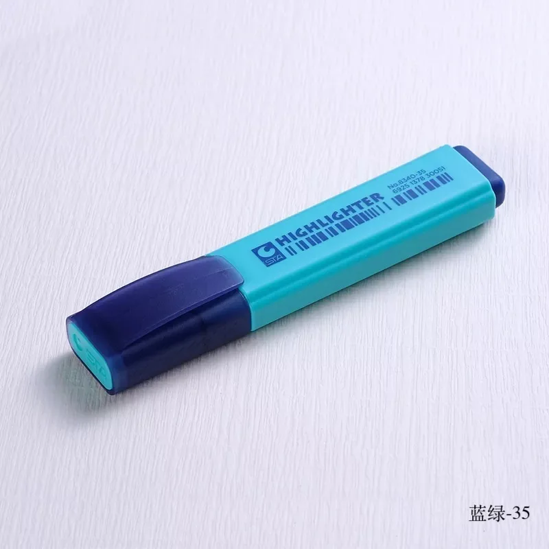 Blue-green STA8340 маркеры художественные маркеры Mildliner флуоресцентные кисти для рисования граффити креативные офисные канцелярские принадлежности Школьные принадлежности - Цвет: Blue-green