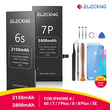 Original Battery For iPhone 6 6s 7 7 Plus 8 8 Plus SE High Capacity Bateria Replacement Batterie For Apple iPhone 6s With tools