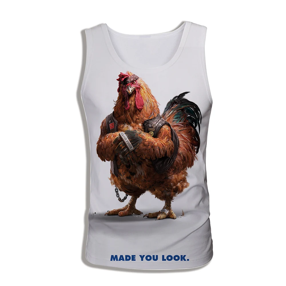 Unicorn Tank Top Men Summer Animal Print Sleeveless 3d Vest Bodybuilding Fitness Clothing Debardeur Homme Musculation - Цвет: ZLC-B-DW37