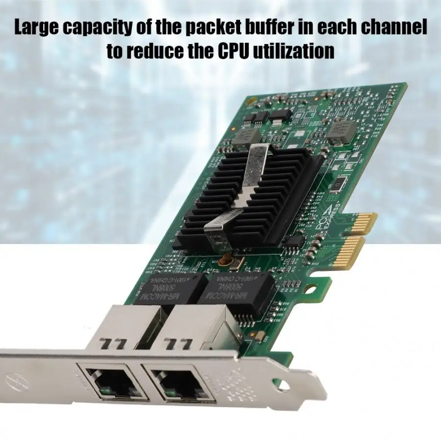 PCI-E Gigabit Ethernet двойной порт Встроенный высокоскоростной для Intel 82575EB сетевой карты для настольной сетевой карты pci