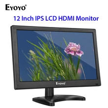 Eyoyo EM12K монитор для ПК 1" HDMI ЖК-дисплей Pantalla ips 1920x1080 FHD с VGA BNC AV динамик для видеонаблюдения камеры наблюдения