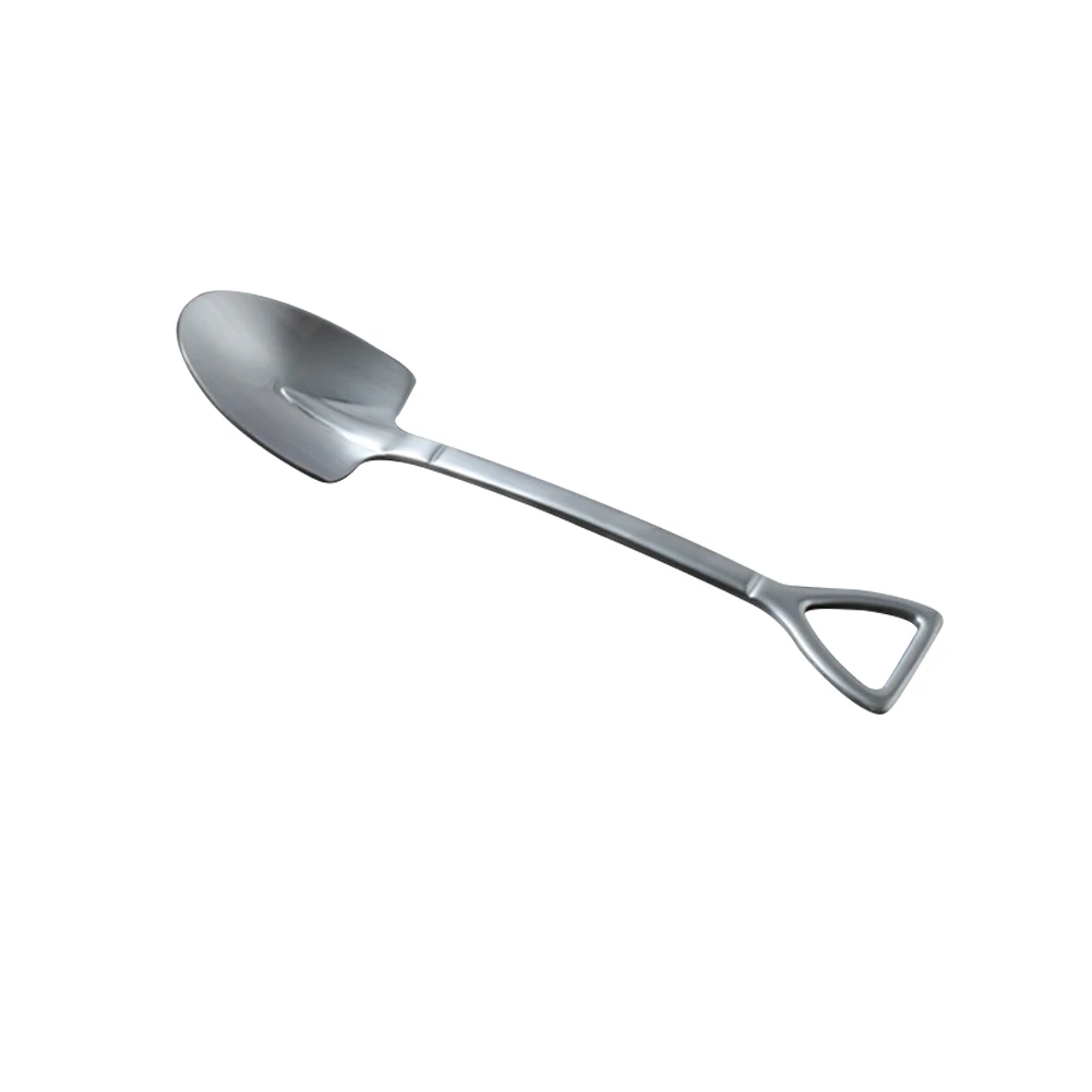 Ложка для мороженого домашняя подвесная десертная из нержавеющей стали дорожная ложка для арбуза переносная Лопата Форма посуда подарок кофе дети
