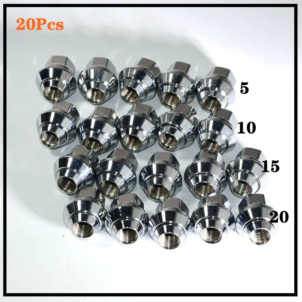 31200241 Legierung Rad Muttern Ford Focus Mk1 Mk2 Mk3 St Rs M12 X 1.5 19Mm Bolzen Lug Stud Reifen Quirl Muter Mit Pad 31200241