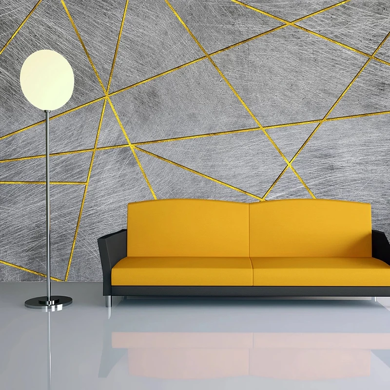 カスタム3d壁紙 抽象的な幾何学的な金色の線 アート モダンな壁画 リビングルーム ソファ テレビの背景の装飾 壁紙 Aliexpress カスタム3d壁紙 抽象的な幾何学的な金色の線 アート モダンな壁画 リビングルーム ソファ テレビの背景の装飾 壁紙 Aliexpress