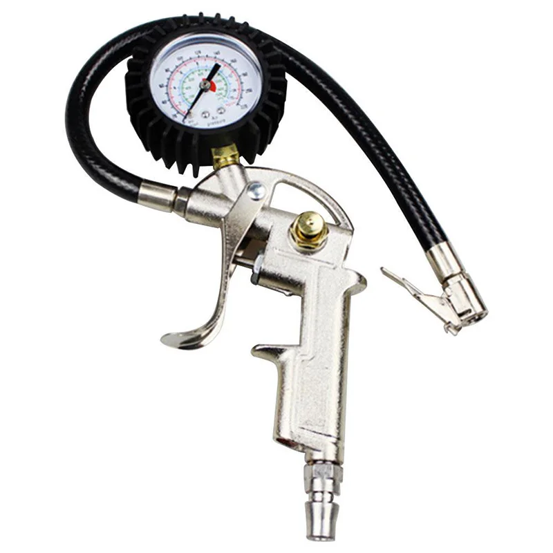 

Auto Tire Pressure Gauge Pressure Gun Type For Air Compressor for Car Motorcycle SUV Inflator Pumps Tire Repair Tools