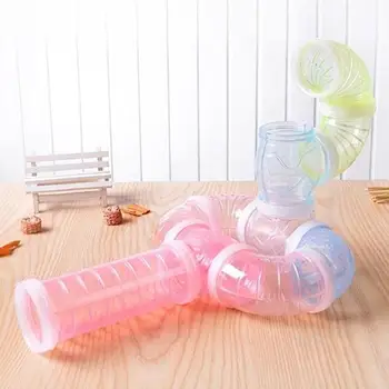 

Dutch Pig Rat Hamster Play Toy Durable Training Transparent Pipeline Hamster Sports Tunnel Game Runway Pet Toy