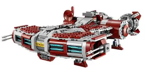 Cena 05085 Movie Jedi Defender Class Cruiser Model Jedi 957 sztuk zabawki budowlane kompatybilne 75025 Star Wars