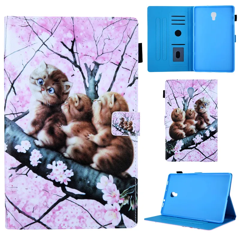 Чехол Tab A 10,5 для samsung Galaxy tab A 10,5 SM T590 T595 T597 чехол-кошелек с кошкой и кошкой для собаки и слона для Funda samsung Tab a 10,5