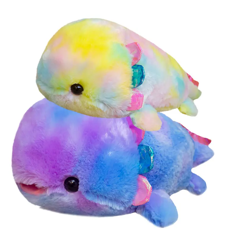 Фантастическое космическое небо цвет Axolotl плюшевая игрушка рыба Радужный синопс