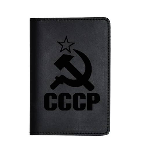 passport cover 2 Российский Орел, кожаный держатель для паспорта, органайзер, дорожный кошелек, держатель для карт, двуглавый орел, русская Обложка для паспорта и кошелька - Цвет: passport cover 2