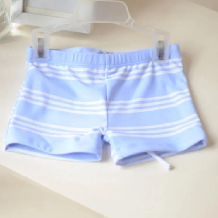 

Micro CHILDREN'S Swimming Trunks Small Children Simple Refreshing Bluish Purple Wide Stripe AussieBum