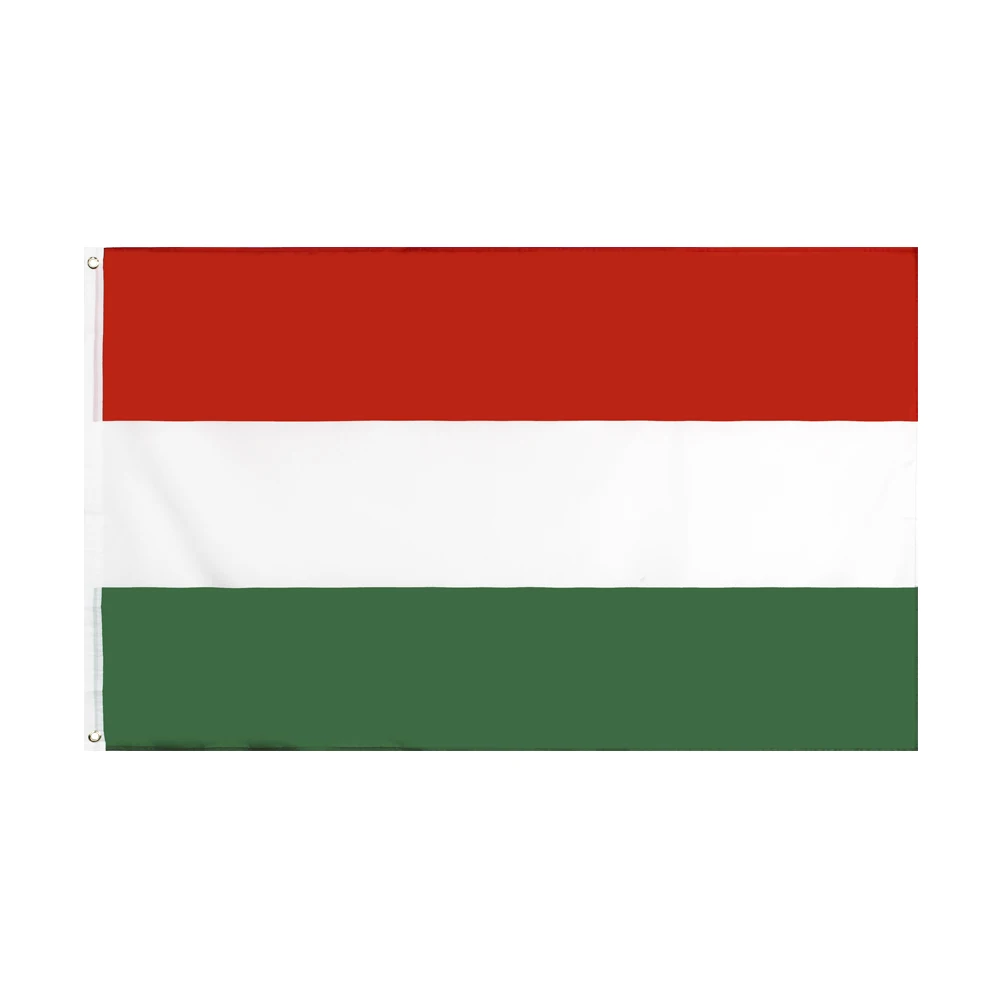 Bandeira Amizade EUA-Hungria 90x150cm - Dupla Face 150D Com Ilhós De Latão