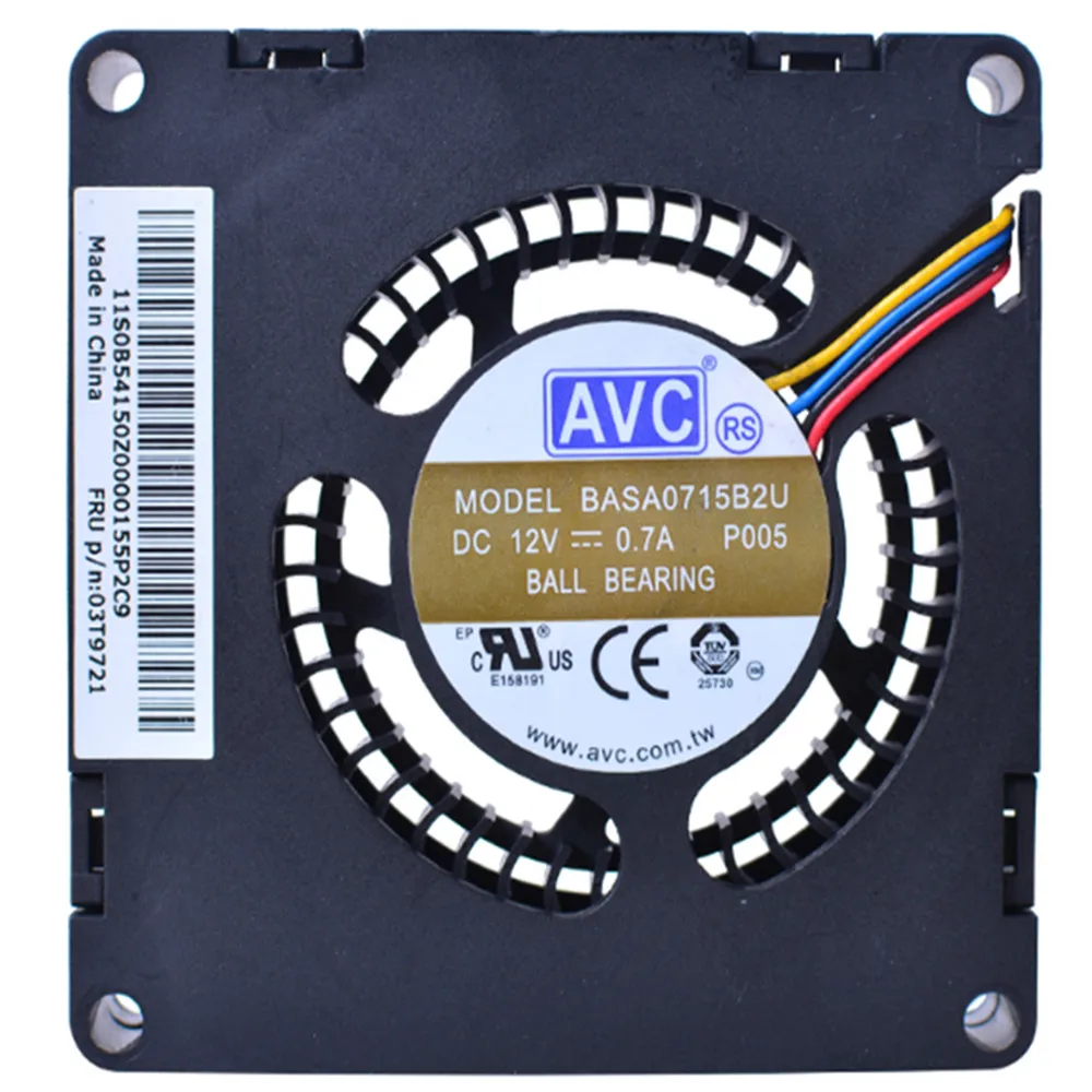 

Original basa0715b2u DC12V 0.70a 7015 four wire chassis cooling fan