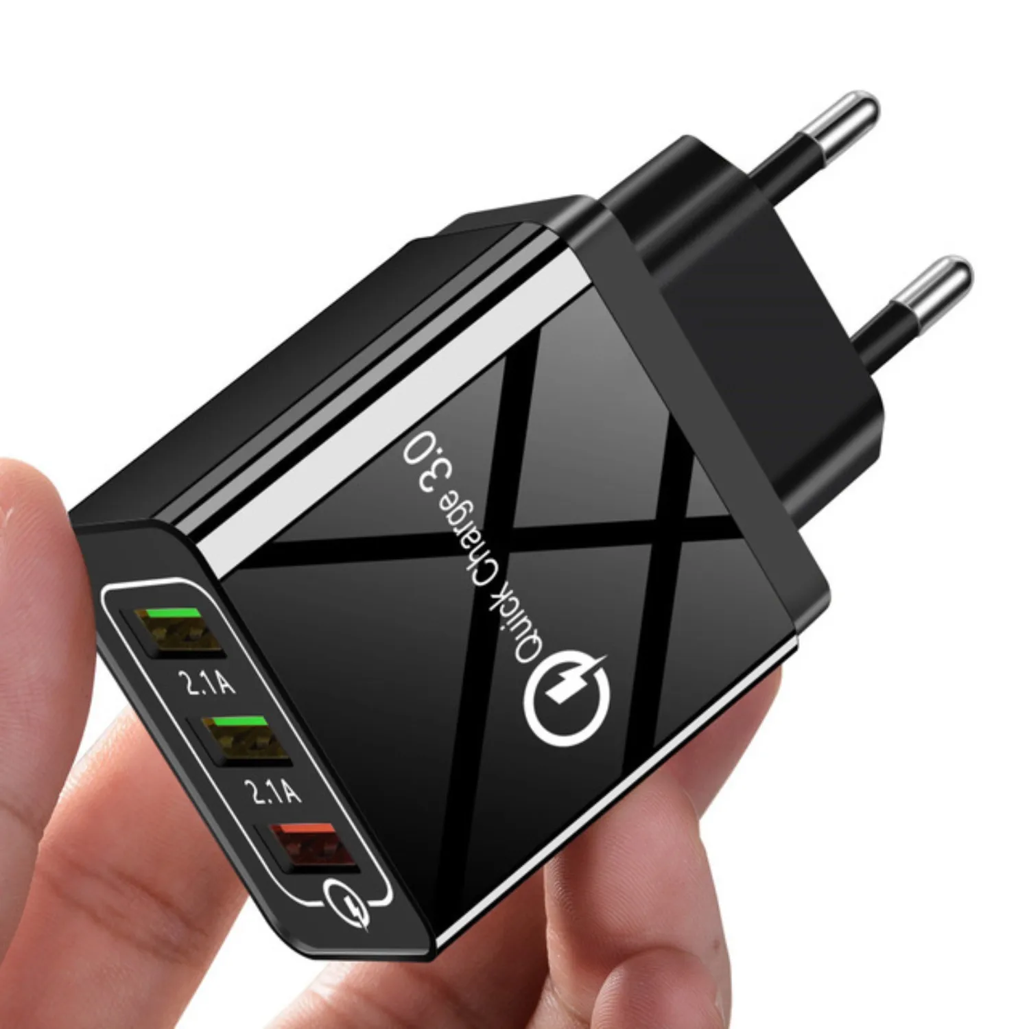 HXB 48 Вт Быстрая зарядка 4 порта USB зарядное устройство QC3.0 настенный адаптер Портативная зарядка мобильного телефона зарядное устройство для iPhone samsung Xiaomi