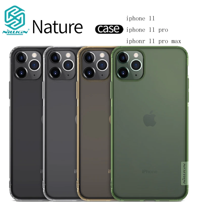 Для iphone 11 Pro Max чехол Nillkin серии Nature прозрачный мягкий чехол из ТПУ для Apple iphone 11/11 PRO/11 PRO MAX чехол