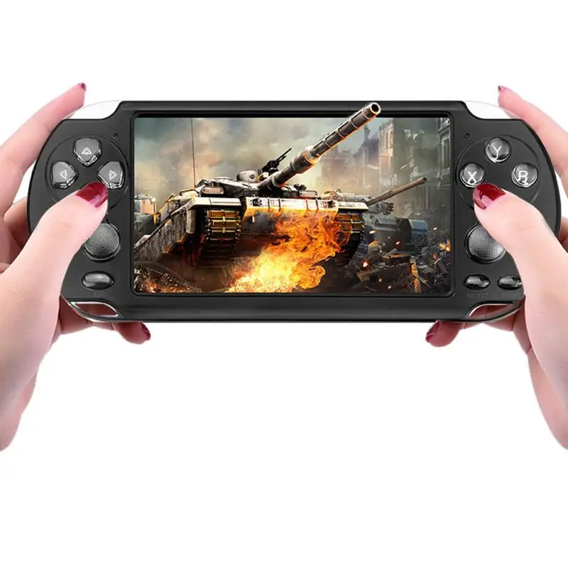 X9-S для psp Ретро портативная игровая консоль портативный 5,1 дюймовый экран Видео игровой плеер с камерой Mp4 плеер Поддержка TF карты