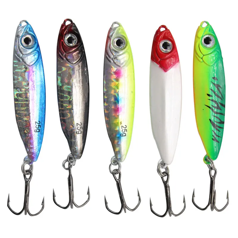 

5 Color DRAGER Metal Cast Jig Spoon 7/10/15/18/25g Shore Casting Jigging Lead Fish Sea Bass Fishing Lure Artificial Bait Tackle