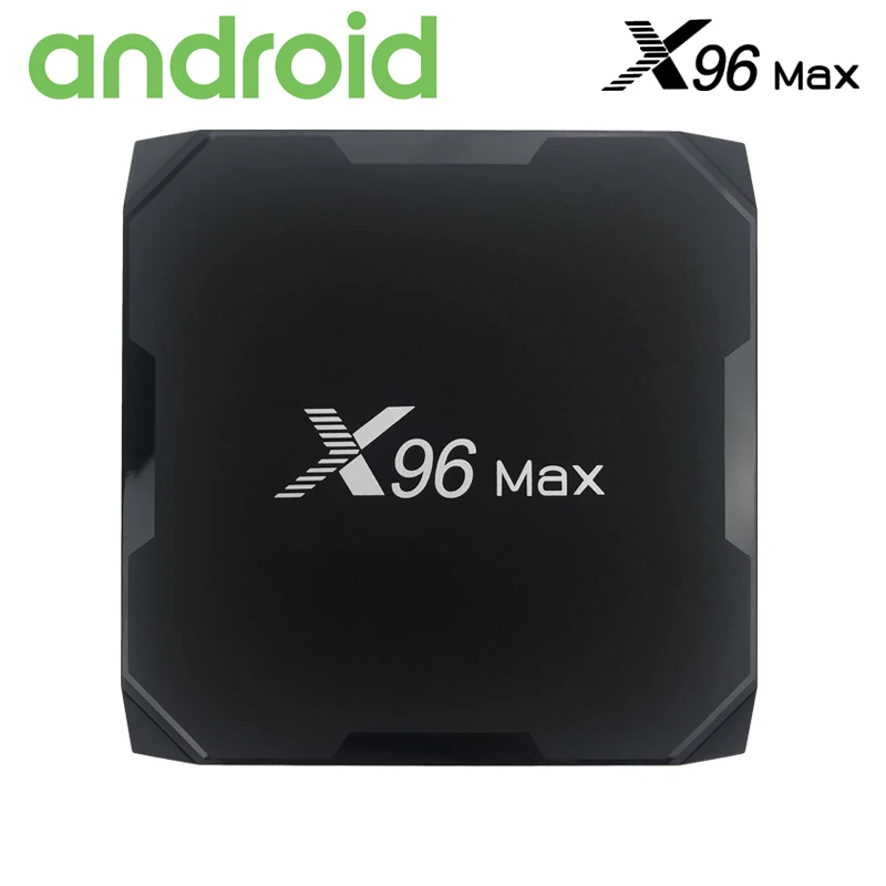 ТВ приставка X96 Max на Android 8 1 четырехъядерный процессор H265 STB Amlogic S905X2 DDR4 4 Гб 32 ГБ 2 16