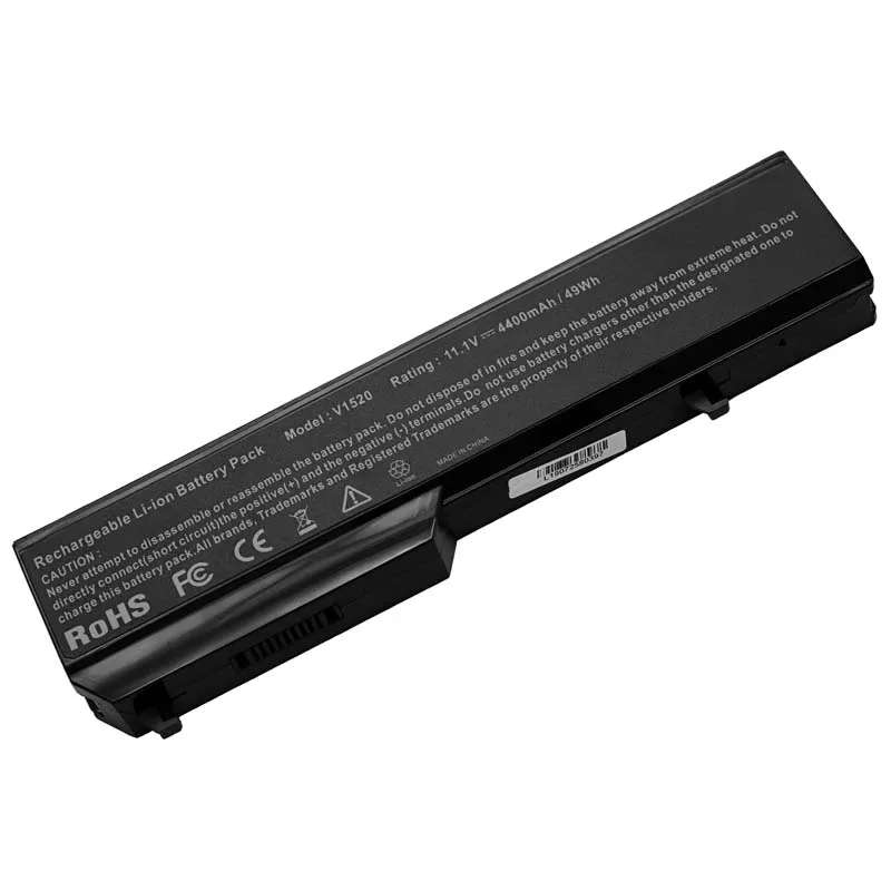 4400 мАч Аккумулятор для ноутбука Dell Vostro 1310 1320 1510 1520 1521 2510 K738H N950C N956C N958C T112C T114C T116C u661H батарея для ноутбука