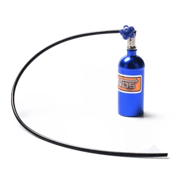 

Metal Simulated NOS Nitrogen Bottle for 1/10 RC Crawler Car Defender Bronco RC4WD D90 D110 TRX4 Axial Scx10 90046,Blue