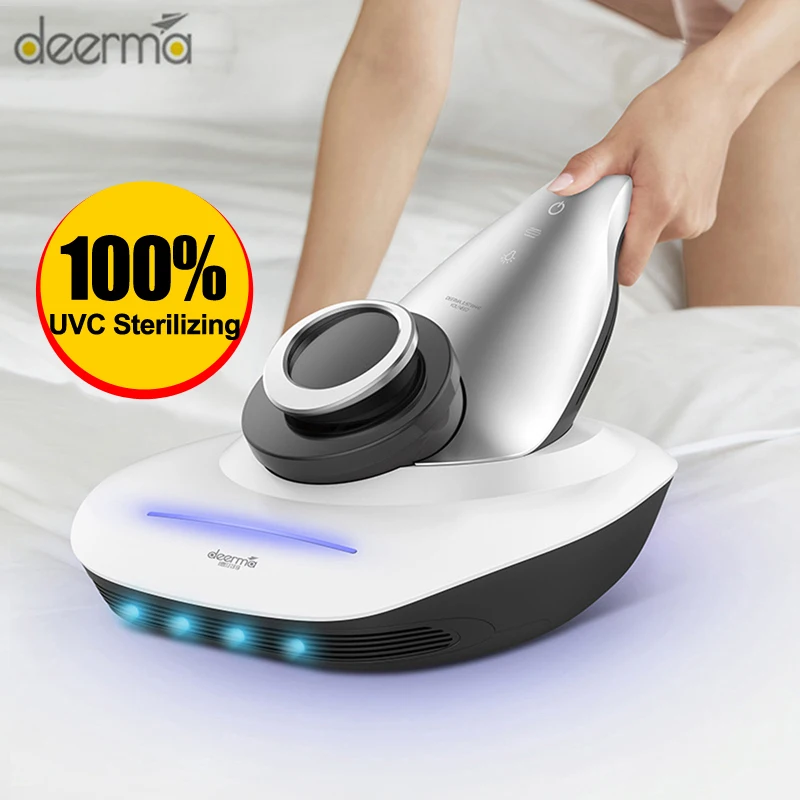 Оригинальный Deerma CM1500 УФ стерилизовать пылесос 12000Pa ручной анти пылевые клещи