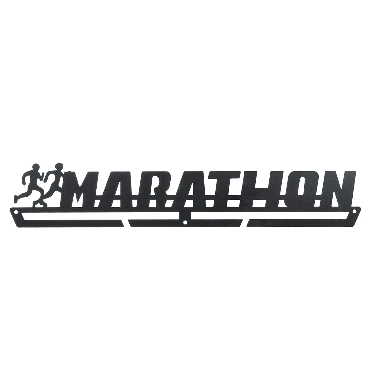 marathon Вдохновляющая медаль Вешалка металлическая медаль держатель спортивная медаль дисплей стойка держать 36+ медали - Цвет: marathon