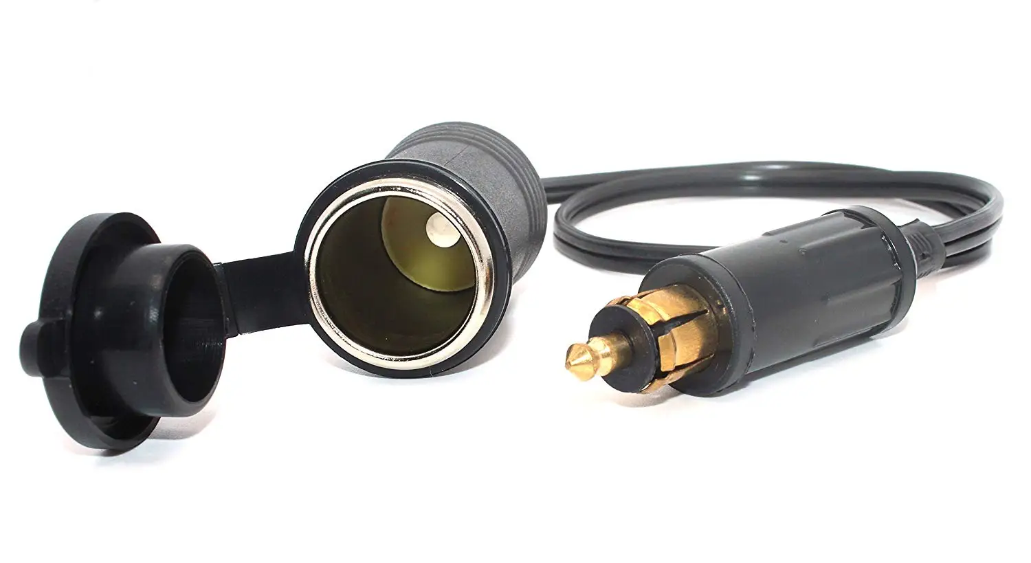 Расширенный Powerlet Hella DIN штекер для стандартного прикуривателя адаптер мужской DIN штекер на европейских мотоциклов