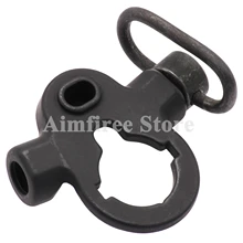 Тактический Вертлюг адаптер Ambidextrous Концевая пластина QD слинг Крепление Quick Release Кнопка подходит для M4 M16 страйкбол AEG