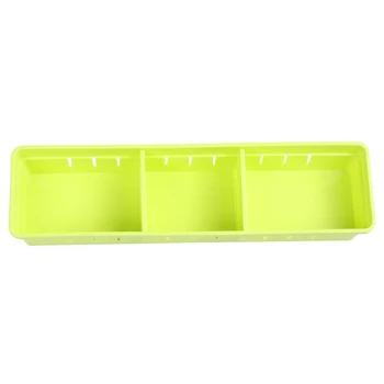 

Hot Adjustable New Drawer Organizer Home Kitchen Board Divider Makeup Storage Box Pencil Jewelry Organizer, Size S, Green
