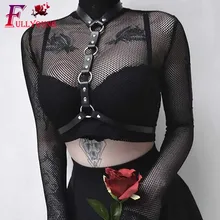 Сексуальный Металлический кожаный ремень-подвязка, клетка, пояс для чулок, пояс для чулок, фетиш, готический, панк, регулируемое тело, бондаж, сексуальный фестивальный рейв