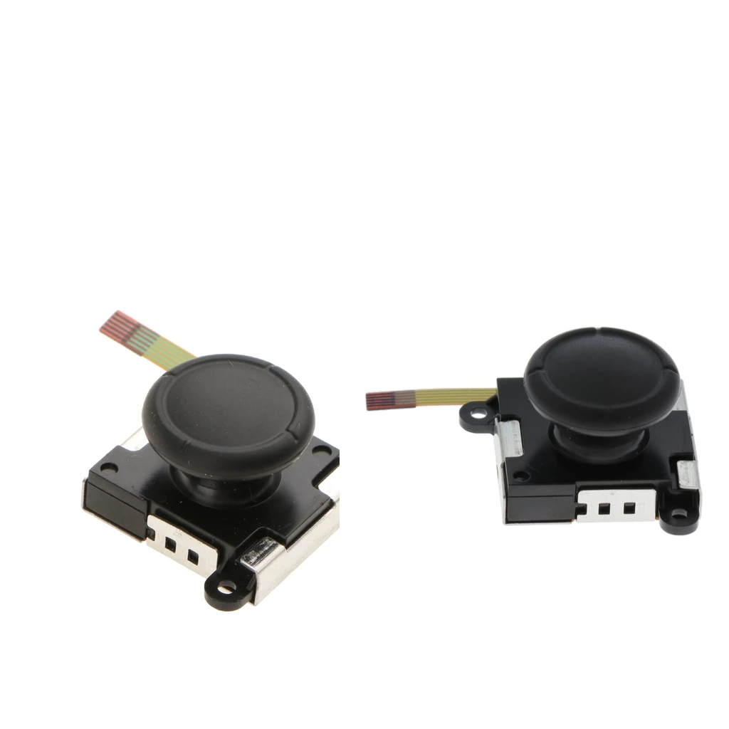 2 Pieces 3D Analog Joystick Thumb Stick Sensor Replacement Parts for Nintendo Switch Controller