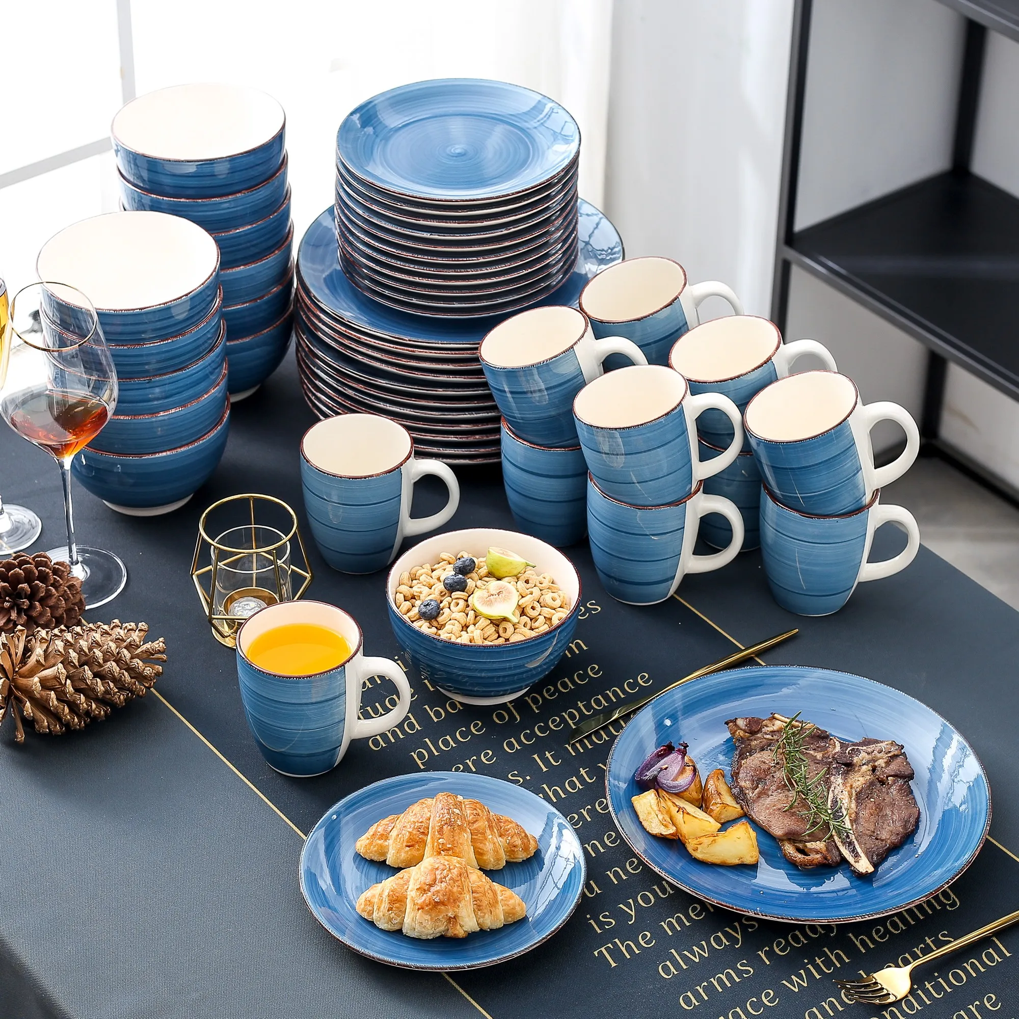 Dinner Service Antique Dinnerware Sets For Sale Vancasso 16/32/48