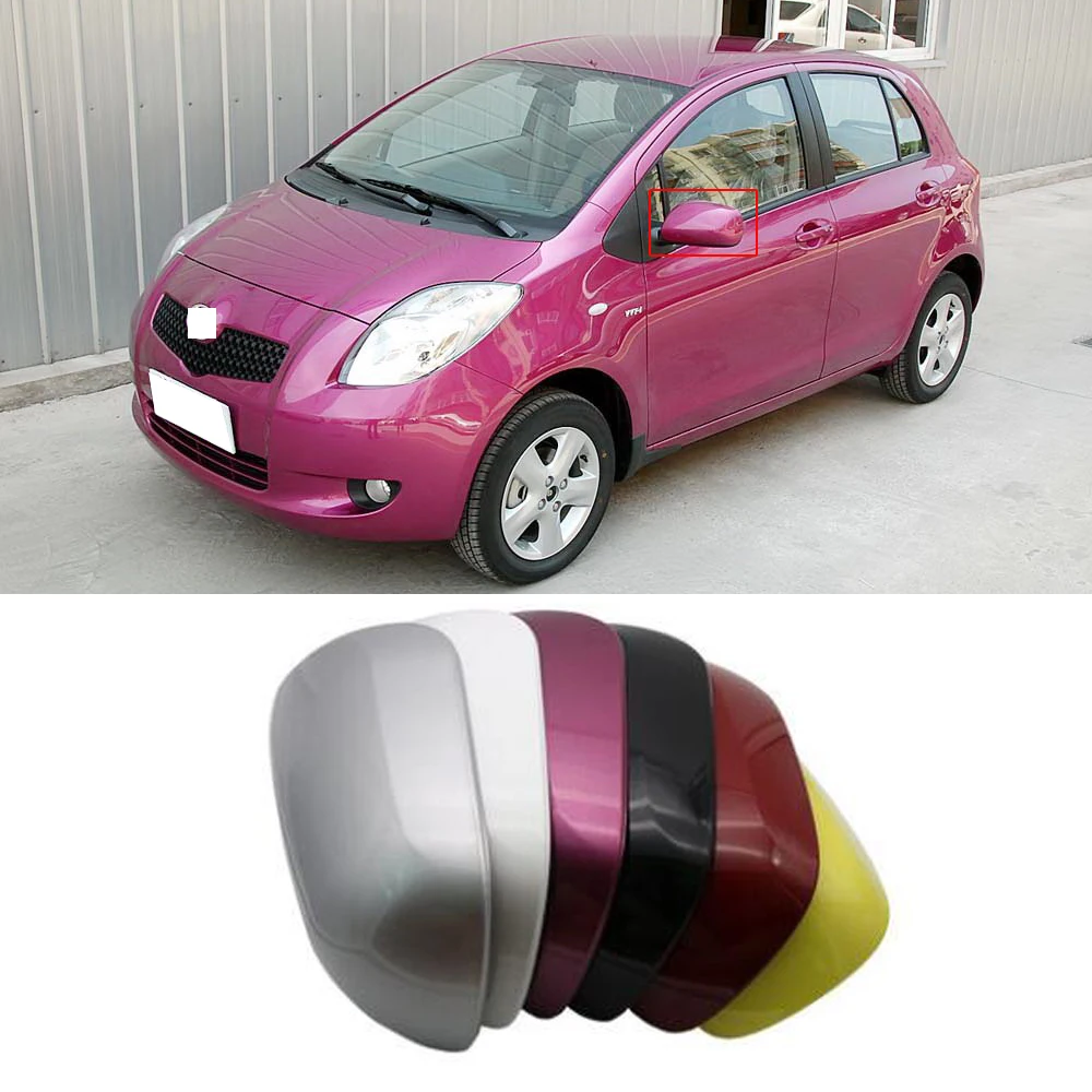 CAPQX для Toyota Yaris 2009 2010 2011 2012 2013 автомобиля вне Зеркало заднего вида крышка боковые