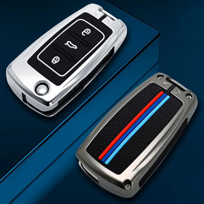 Чехол для автомобильного ключа защитный чехол Volkswagen VW Golf Bora Jetta POLO GOLF Tiguan Passat Skoda