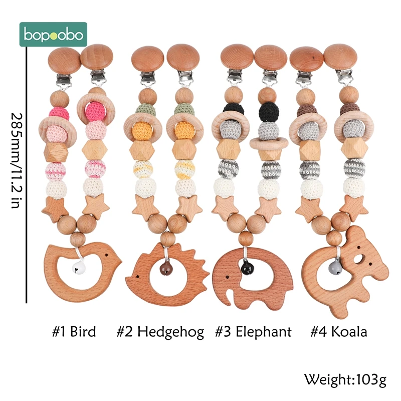 Деревянный Детский прорезыватель, деревянная детская коляска с зажимом, детская игрушка, мобильная детская коляска, персонализированная детская прорезыватель, соска с цепочкой, Детские Жевательные погремушки
