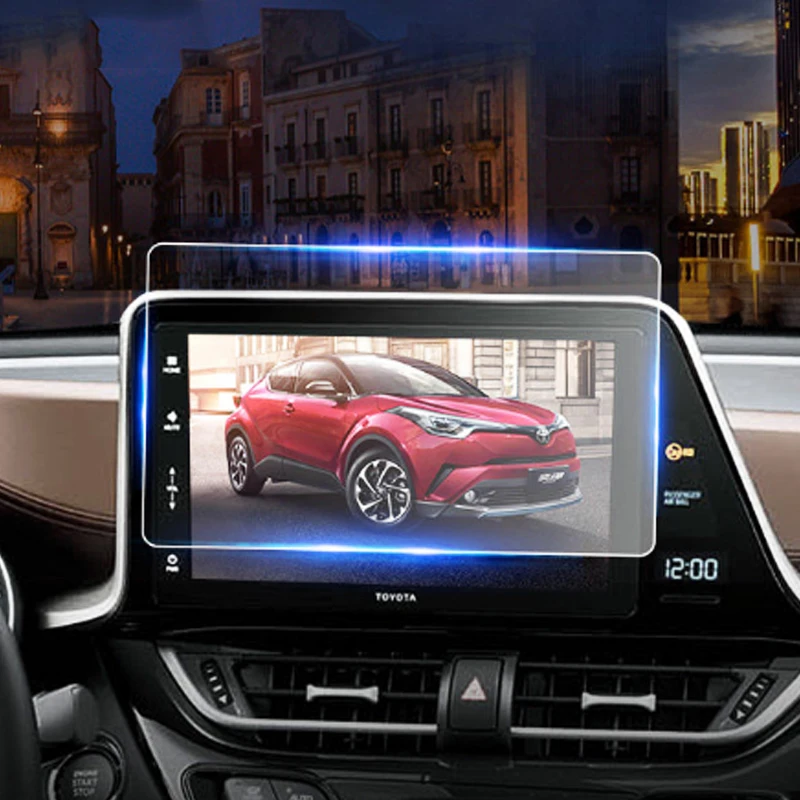 Модификация для Toyota для C-HR закаленная навигационная пленка контроль экрана стеклянная пленка защитная пленка модификация
